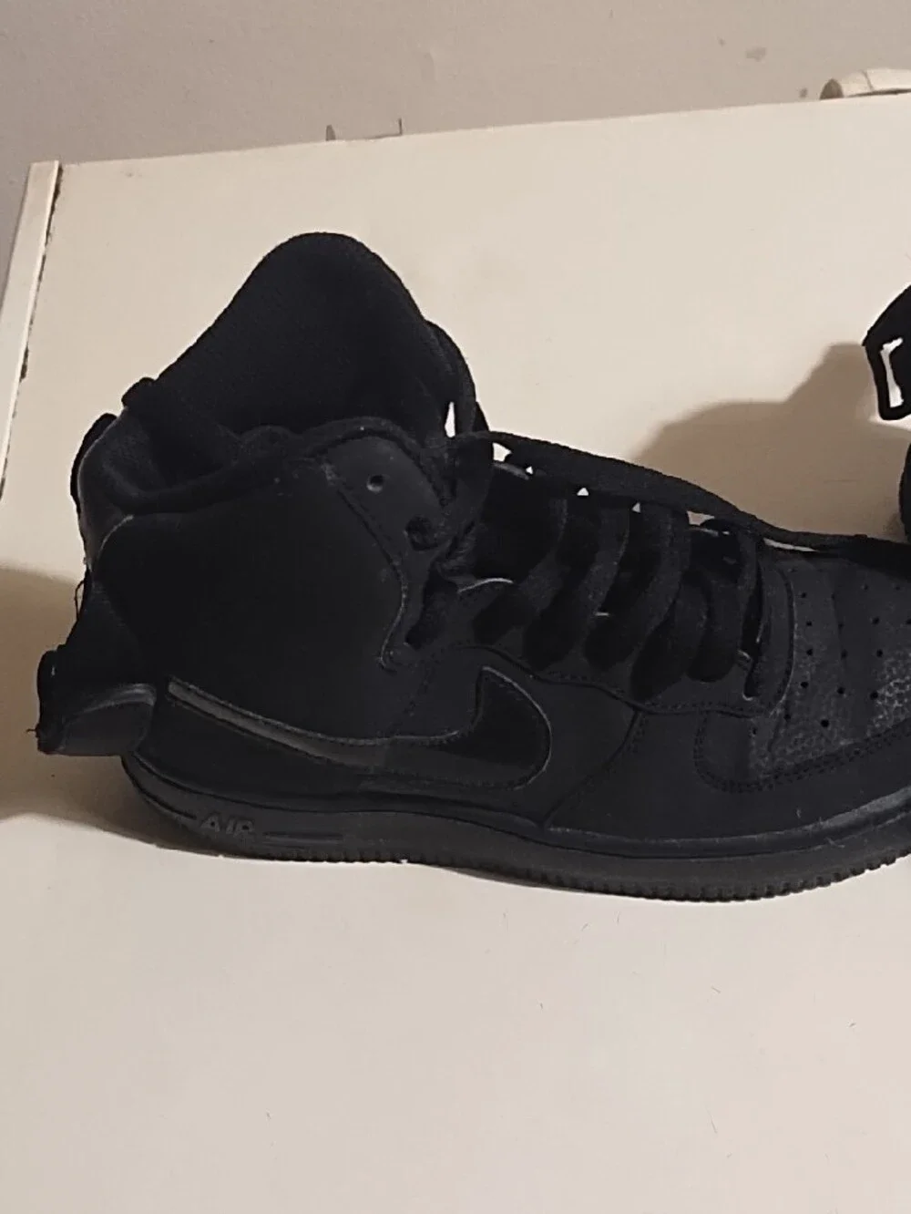 Men's Black High-Top Sneakers